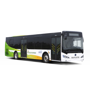 Price of New Color Design Luxury Bus Sunlong Slk6129au6n Natural Gas City Bus