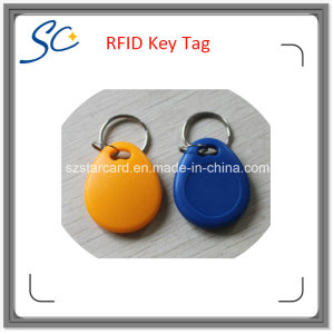 Wholesaler Price ABS Material Multi Color Printable RFID Key Tag